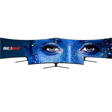 Deco Gear 49" Curved Ultrawide 5K Monitor, 5120x1440, 120Hz, 101% NTSC, 100% sRGB, 3-Pack
