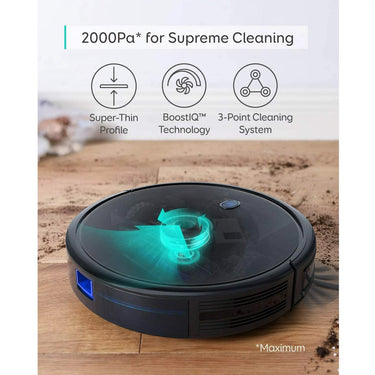 Eufy  BoostIQ RoboVac 11S MAX, Quiet Robot Vacuum Cleaner, Black - Refurbished