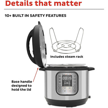 Instant Pot 8qt Duo Pressure Cooker, Factory Refurbished