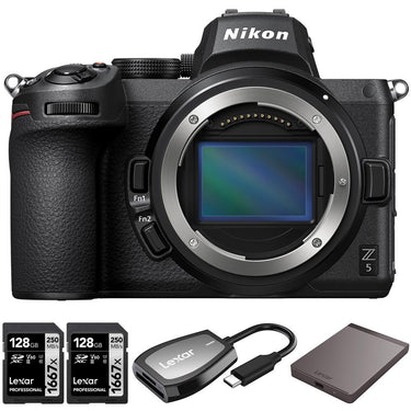 Nikon Z5 Full Frame Mirrorless Camera Body + 1TB SSD + 2x 12GB Card + Card Reader