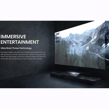 Hisense PX1 Trichroma Laser Ultra-Short Throw Cinema Projector, Black (Refurbished)