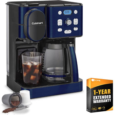 Cuisinart Coffee Center 2-in-1 Coffeemaker and Single Serve Brewer +1 Year Protection Pack