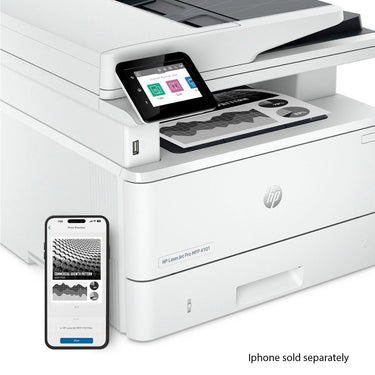 Hewlett Packard LaserJet Pro MFP 4101fdw Wireless Black & White Printer with Fax, Factory Refurb