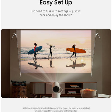 Samsung The Freestyle Projector 2nd Gen with Gaming Hub - Open Box