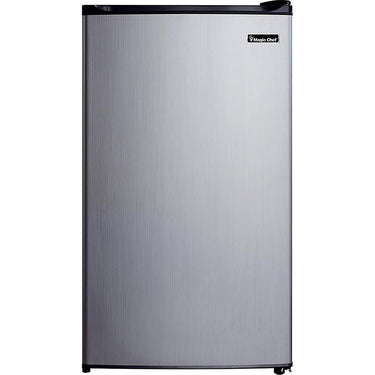 Magic Chef MCBR350S2 3.5 Cu. Ft. Mini Refrigerator with Freezer, Stainless Steel - Open Box