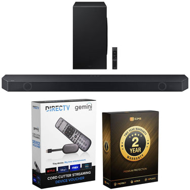 Samsung HW-Q900C Q-series Wireless Soundbar (2023) with Redeemable DIRECTV Gemini Air