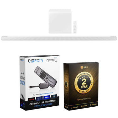 Samsung HW-S801B 3.1.2ch Soundbar, White (2022) with Redeemable DIRECTV Gemini Air
