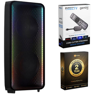 Samsung MX-ST50B Sound Tower Speaker (2022) with Redeemable DIRECTV Gemini Air