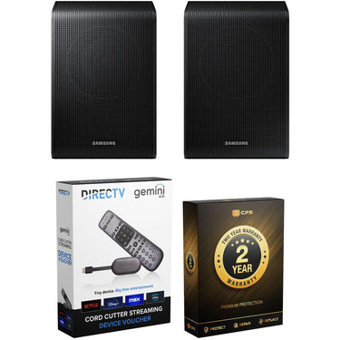 Samsung SWA-9200S Wireless Surround Speakers (2022) with Redeemable DIRECTV Gemini Air