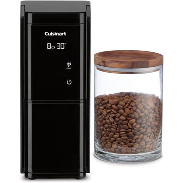 Cuisinart Brew Central 12-Cup Programmable Coffeemaker + Touchscreen Burr Grinder (Black)