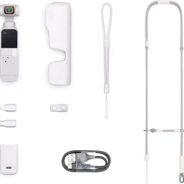 DJI Pocket 2 Gimbal Exclusive Combo, Sunset White (Open-box)