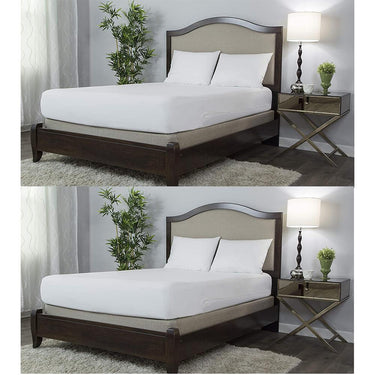 Protect-A-Bed AllerZip Smooth Waterproof Mattress Protector King 9" 2 Pack