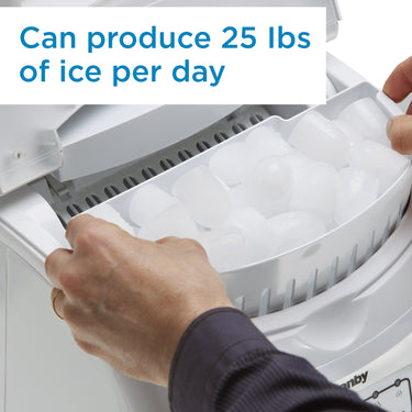 Danby Countertop Ice Maker w/ Electronic Controls, LED Display and Self Clean Function
