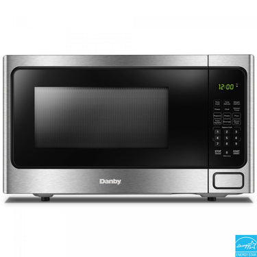 Danby Designer 1.1 cu. ft. Countertop Microwave in Stainless Steel  (dnr)