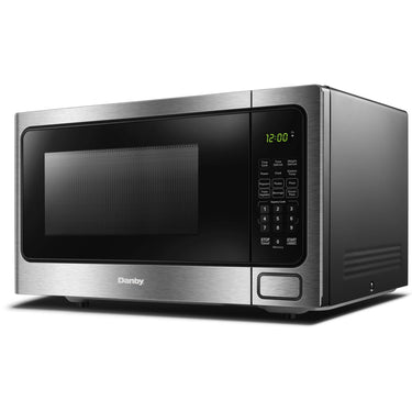Danby Designer 1.1 cu. ft. Countertop Microwave in Stainless Steel  (dnr)