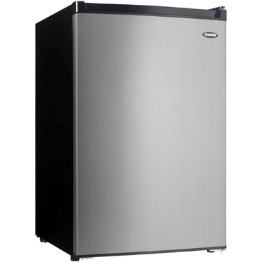 Danby 4.5 Cu. Ft. Compact Refrigerator with True Freezer - Stainless Steel