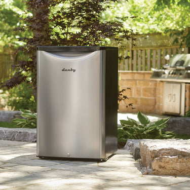DANBY 4.4 cu. ft. Outdoor Fridge, Stainless Steel- DAR044A6BSLDBO