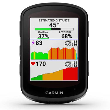 Garmin 010-02694-20 Edge 540 Solar, Compact GPS Cycling Computer +Deco Accessory Bundle
