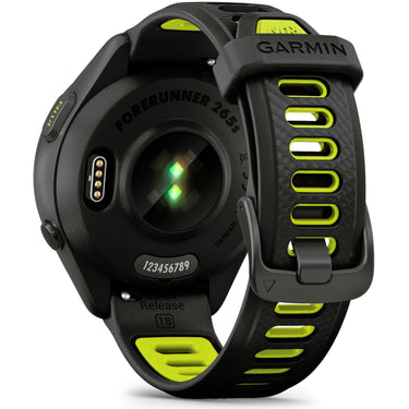 Garmin Forerunner 265S GPS Smartwatch, Black/Amp Yellow