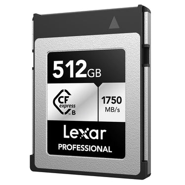 Lexar CFexpress Type B SILVER Series Memory Card 512GB with Card Reader