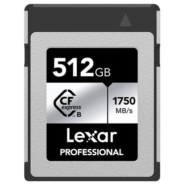 Lexar CFexpress Type B SILVER Series Memory Card 512GB 2 Pack with Card Reader
