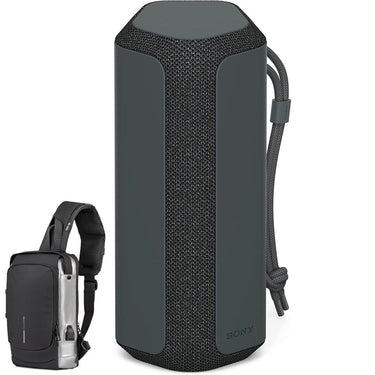 Sony XE200 X-Series Portable Wireless Speaker Black + Deco Essential Sling Backpack