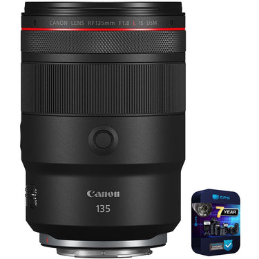 Canon RF 135 F1.8 L IS USM Medium Telephoto Zoom Lens w/ 7 Year Warranty Bundle