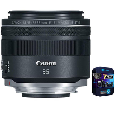 Canon RF 35mm f/1.8 Macro IS STM Lens Full Frame for RF Mount + 7 Year Warranty Bundle
