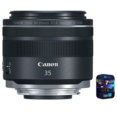 Canon RF 35mm f/1.8 Macro IS STM Lens Full Frame for RF Mount + 7 Year Warranty Bundle