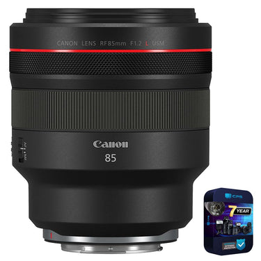 Canon RF 85mm F1.2 L USM Lens Full Frame for RF Mount w/ 7 Year Warranty Bundle