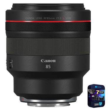 Canon RF 85mm F1.2 L USM Lens Full Frame for RF Mount w/ 7 Year Warranty Bundle