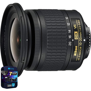 Nikon AF-P DX NIKKOR 10-20mm f/4.5-5.6G VR Lens with 7 Year Warranty