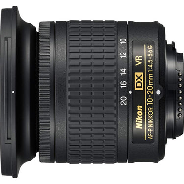 Nikon AF-P DX NIKKOR 10-20mm f/4.5-5.6G VR Lens with 7 Year Warranty