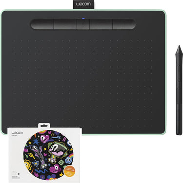 Wacom Intuos Creative Pen Tablet with Bluetooth (Medium, Green) - Refurbished
