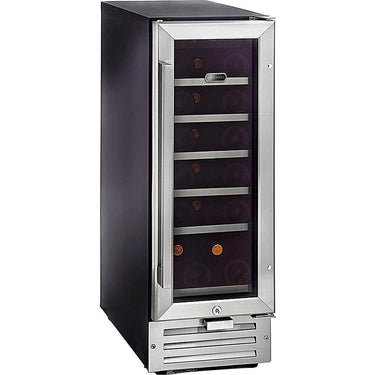 Whynter 18 Bottle Built-in Wine Refrigerator/Cooler Steel/Black Open Box