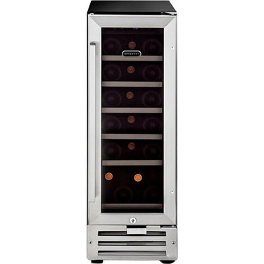 Whynter 18 Bottle Built-in Wine Refrigerator/Cooler Steel/Black Open Box