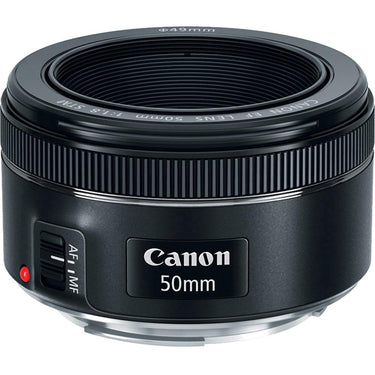 Canon EF 50mm f/1.8 STM Prime Lens Bundle