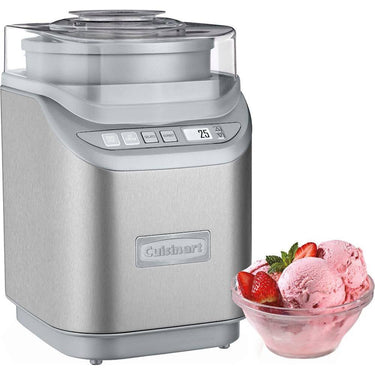 Cuisinart 2QT Ice Cream Maker Machine, Stainless Steel, ICE-70FR, Refurbished, Open Box