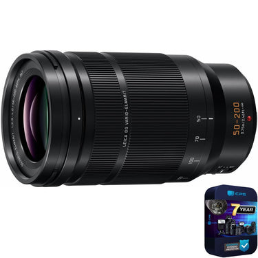 Panasonic 50-200mm f/2.8-4.0 Lumix G Leica DG Power  Lens + 7 Year Protection Pack