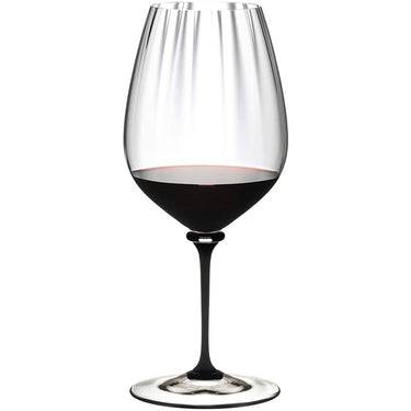 Riedel Fatto A Mano Performance Cabernet Glass, Black Stem, Single - 4884/0D