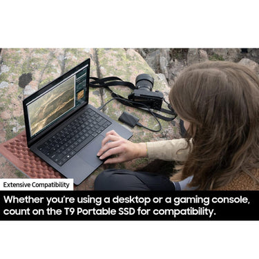 Samsung T9 4TB Portable SSD, USB 3.2 Gen 2x2, Black (MU-PG4T0B)