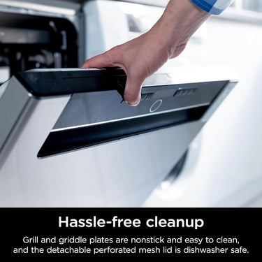 Ninja GR101 Sizzle Smokeless Indoor Grill & Griddle, Refurbished