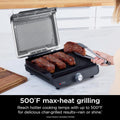 Ninja GR101 Sizzle Smokeless Indoor Grill & Griddle, Refurbished