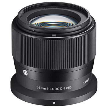 Sigma 56mm F1.4 DC DN Contemporary Telephoto Lens for Nikon Z +64GB Memory Card Bundle