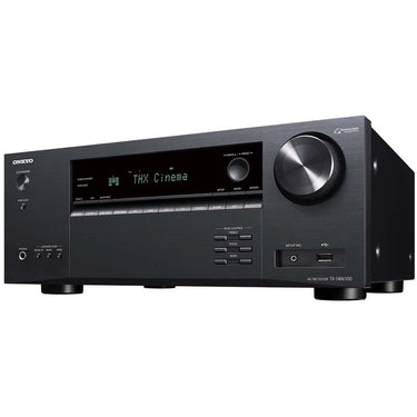 Onkyo TX-NR6100 7.2-Channel AV Receiver w/ 2x Klipsch Floorstanding Speakers Bundle