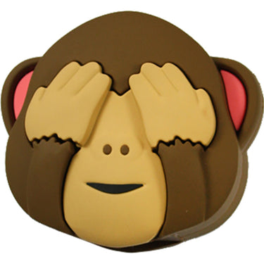 MojiPower Soft Touch External Battery 2600 mAh iOS & Android Devices Monkey Double Face