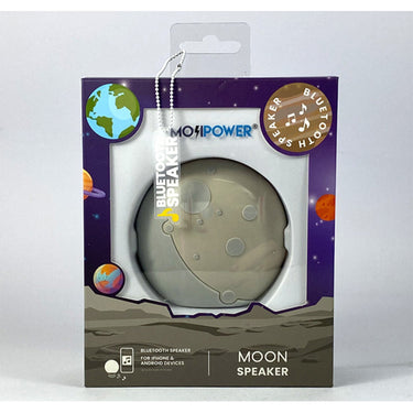 MojiPower Portable Bluetooth Speaker Moon MP-009-MO