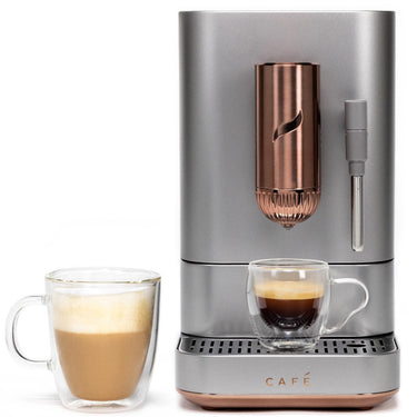 Cafe  Affetto Automatic Espresso Machine, Milk Frother, Silver, 1.2L, (Refurbished)