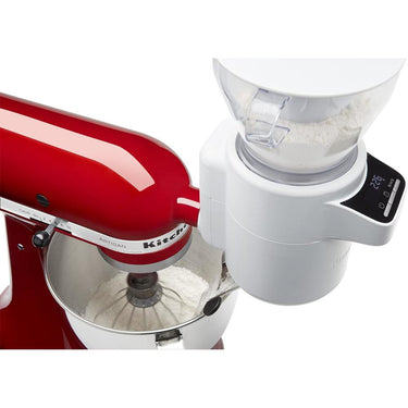 Kitchen Aid KSMSFTAQ Sifter +Scale Attachment, White +Accessory +Warranty Bundle