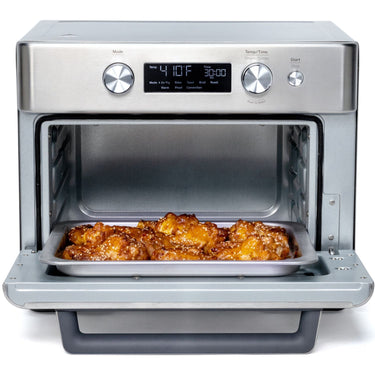 GE Digital Air Fry 8-in-1 Toaster Oven, Stainless Steel (Factory Refurbished)